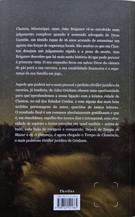 Tempo de Clemência de John Grisham