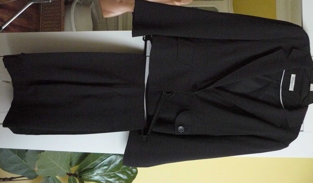 Planet komplet set spodnium żakiet+ spodnie 18 46 prążek 120 cm pachy