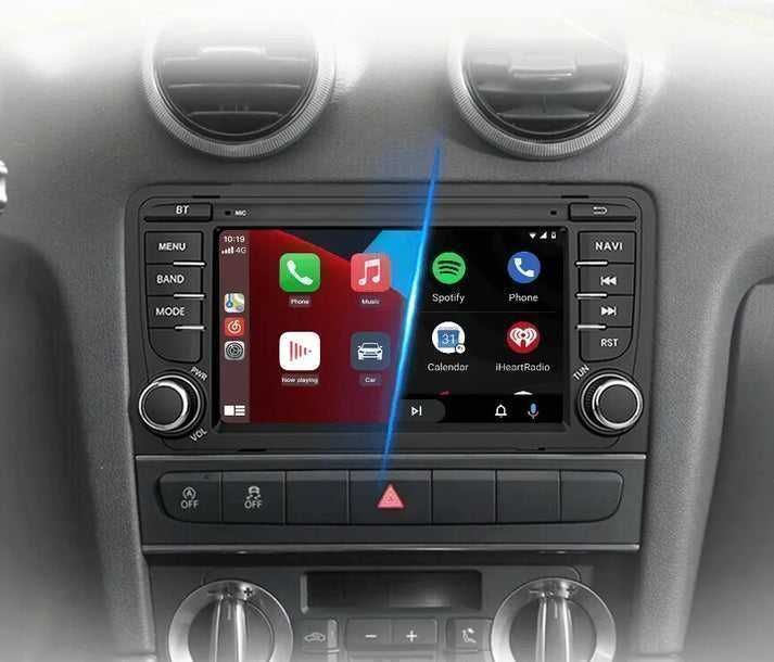 Audi A3 8P 2003–2011 – Radio Android 15 7” CarPlay Android Auto 2GB/32GB GPS Nawigacja Stacja Multimedialna WiFi Bluetooth PL