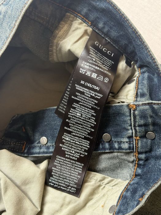 Gucci Horsebit Denim Jeans in Blue