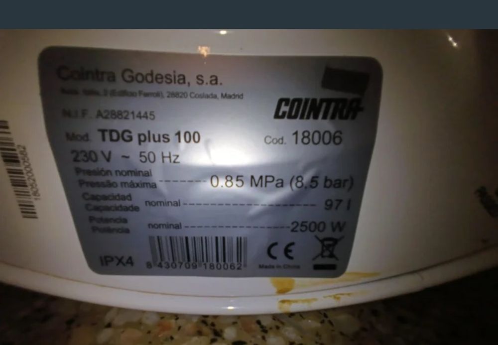 Várias peças /Placa termoacomolador cointra