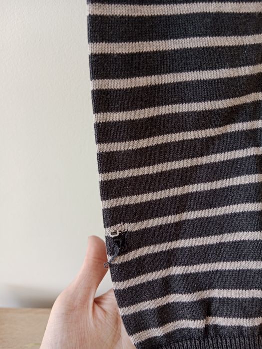 Szary sweter męski w paski Cropp xl