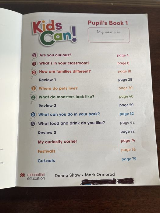 Livro escolar de inglês Kids Can! 1 Pupil’s Book