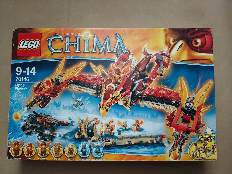 LEGO 70146 Legends of Chima - Świątynia Ognistego Feniksa