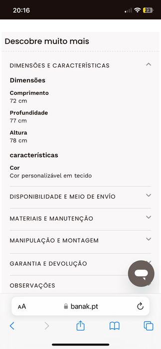 Cadeirão de cordeiro/bouclé Banak