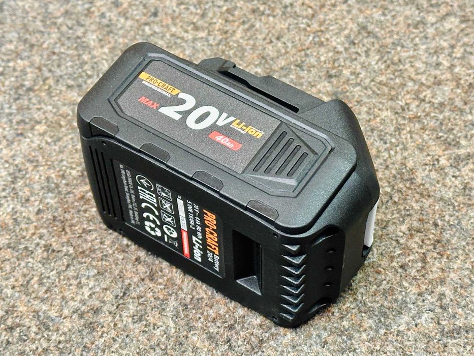 Аккумулятор Procraft 4.0Ah 20v max  Подходит Makita, Grand, Stromo,