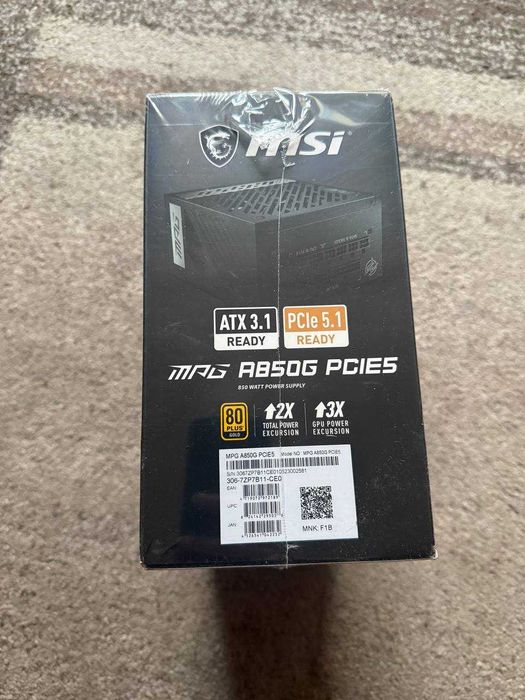 Zasilacz do komputera MSI MPG A850G PCIE5