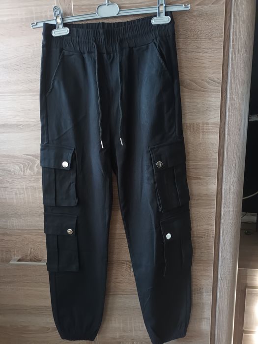 Spodnie damskie dresy bojówki