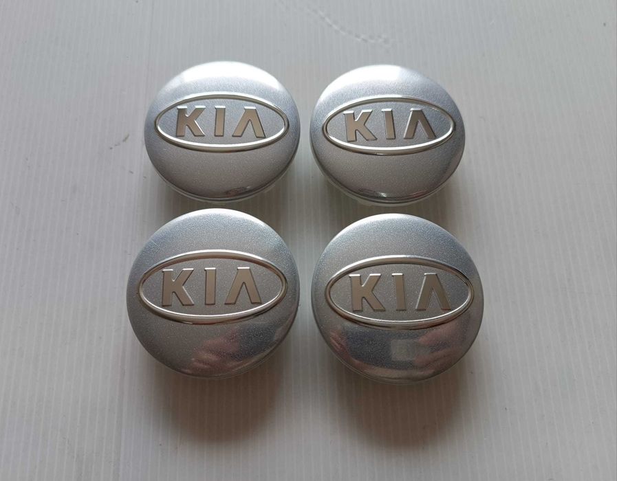 Centros/tampas de jante completos KIA com 56, 58, 60, 65 e 68 mm