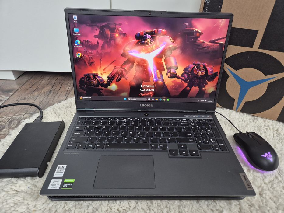 GTX1660ti Legion laptop gamingowy IPS i7-10750H