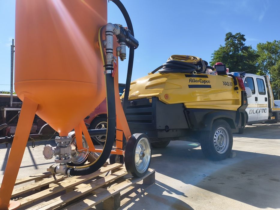 Atlas copco xas 97+piaskarka dostawa szkolenie gratis