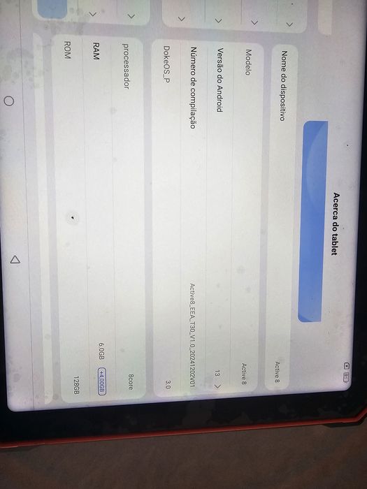 Vendo Tablet Active 8 128gb