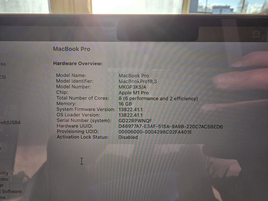 MacBook Pro 14" M1 Pro | 16GB RAM | 512GB SSD | Bateria 90%