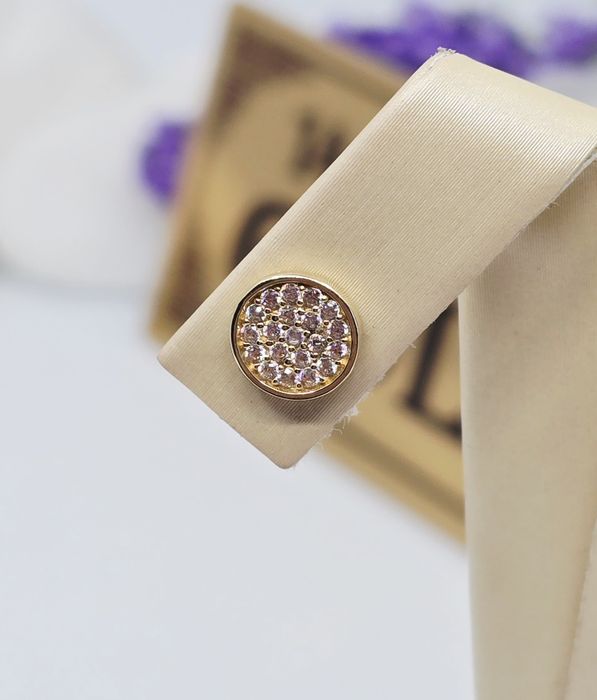 Złoty kolczyk piercing próba 585 14k