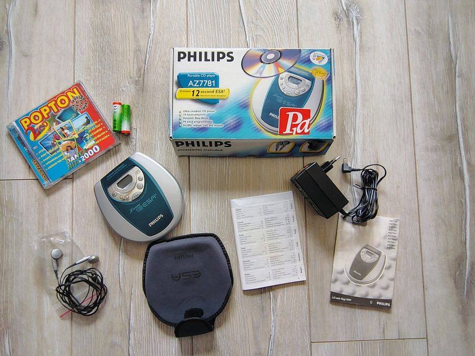 Discman Philip AZ7781 Przenośny Odtwarzacz CD