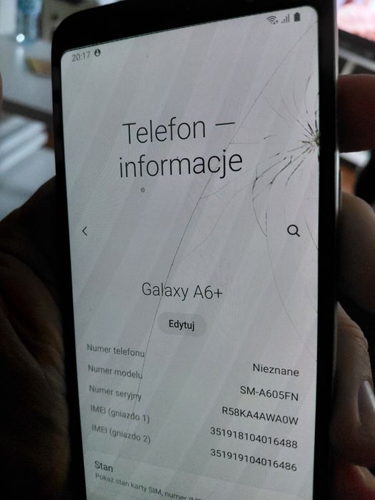 Samsung A6 plus telefon