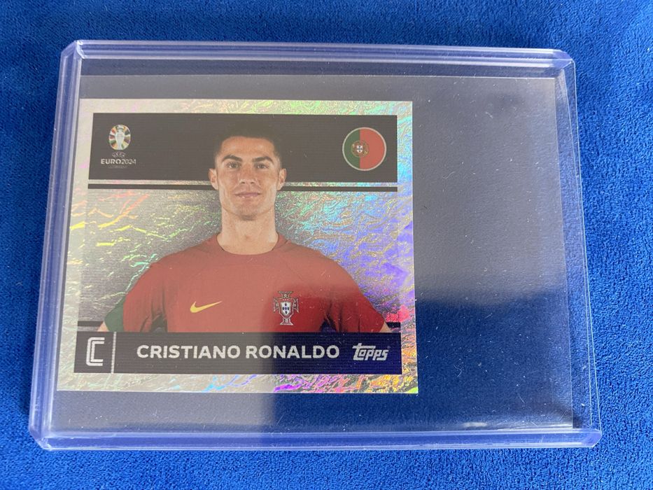Cromo Cristiano Ronaldo Capitão Uefa Euro 2024 Germany Topps Portugal