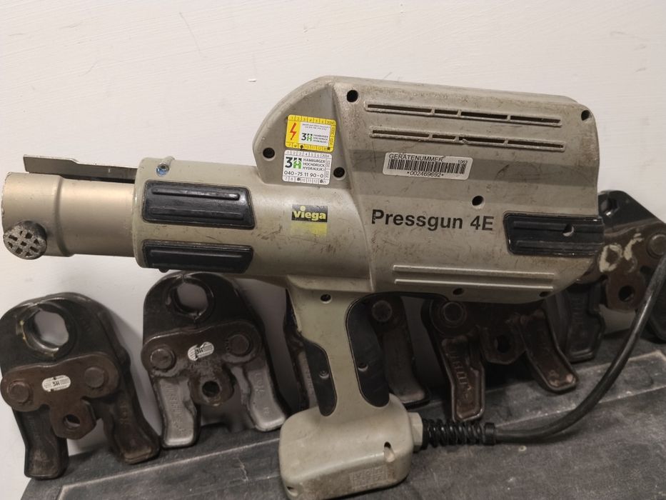 Zaciskarka Viega Pressgun 4E+cegi gaz 35/28/22/18/15
