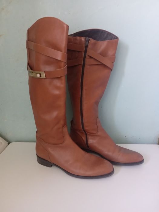 Продам кожанные сапоги осень,весна,зима