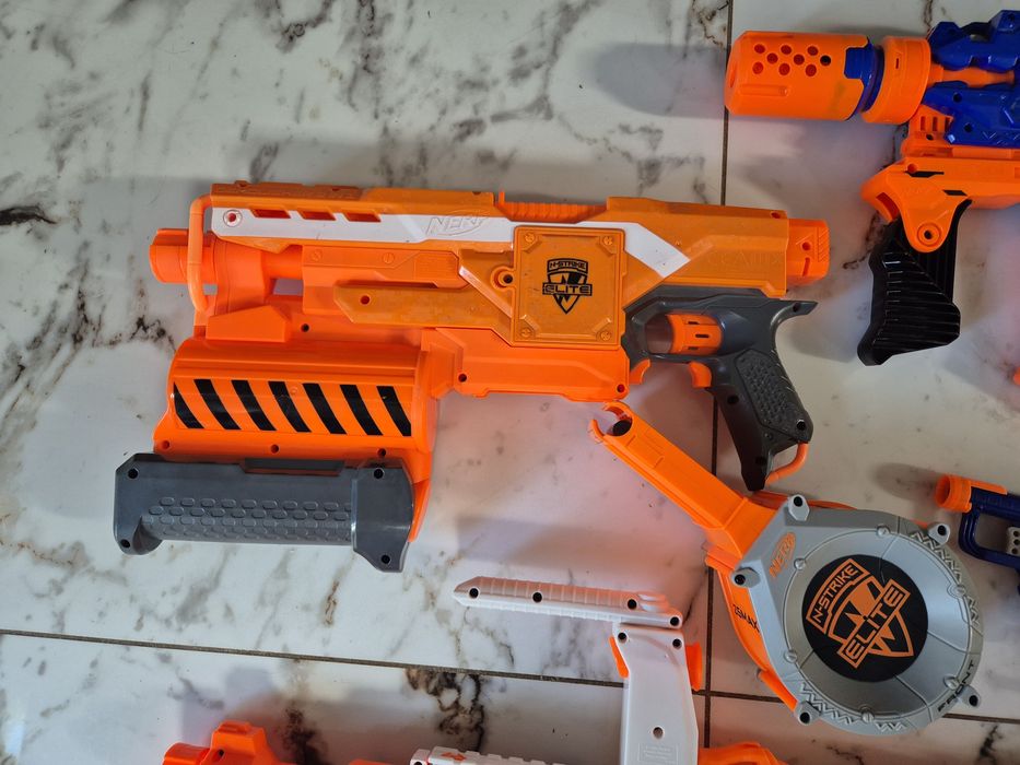 Karabiny i pistolety NERF zestaw extra