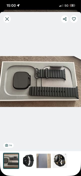 Apple watch ultra 3 como novo (2 meses )