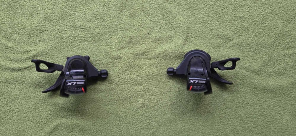 Shimano XT 3x10 + XT M8100 1x12 + Manetki Deore LX 3x10 + hamulce – komplet części