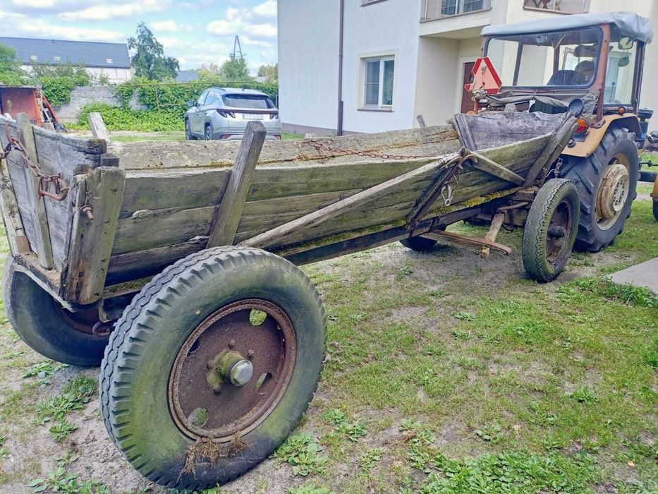 Wóz konny drewniany