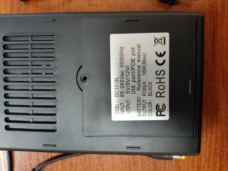 Міні ББЖ UPS ЮПС для інтернета роутера/ONU (12V,9V,5V) + АКУМУЛЯТОРИ