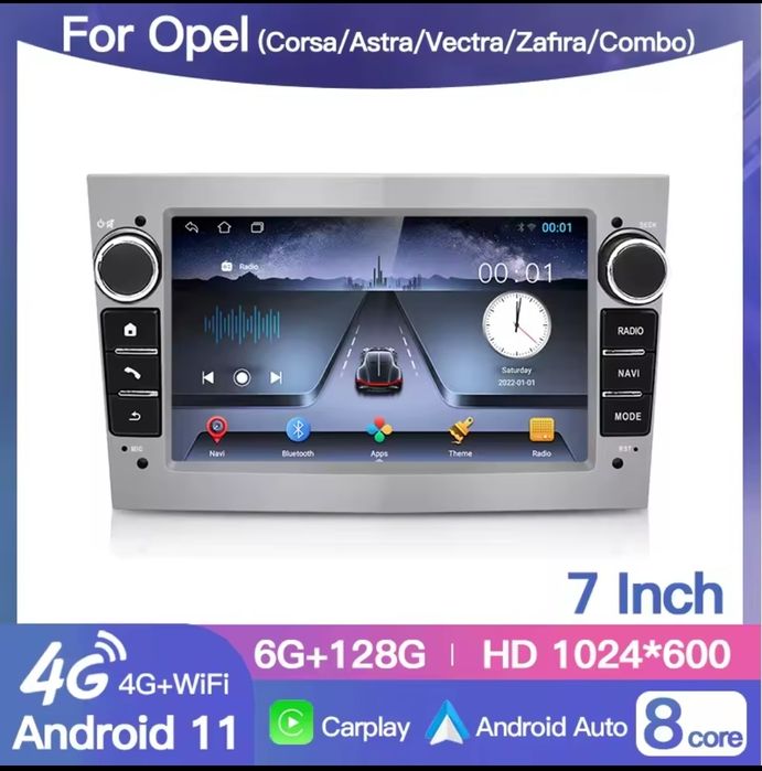 Opel Car play android para vários modelos