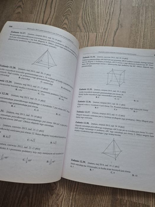 Zbiór zadań maturalnych z matematyki