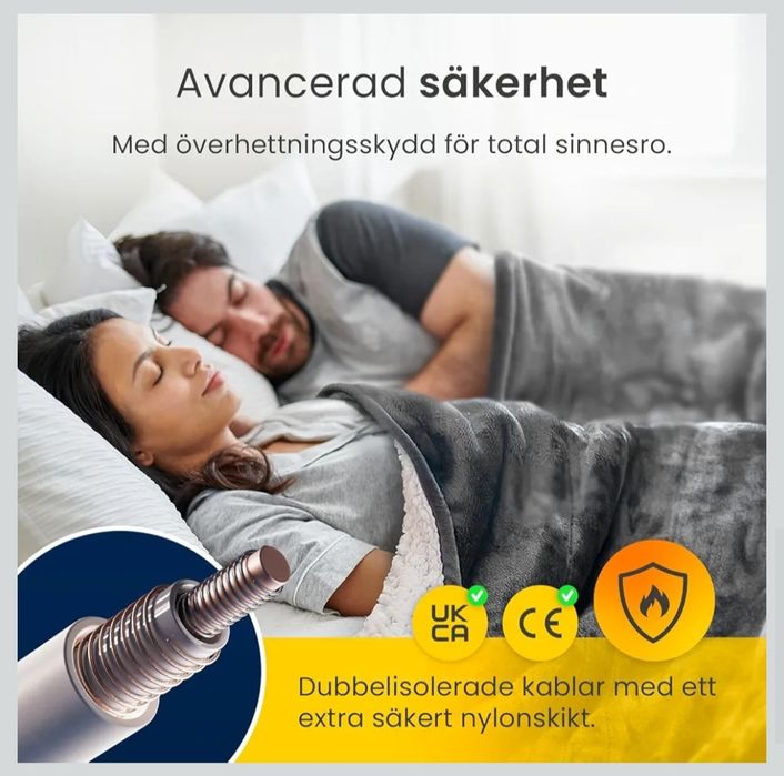 Cosi Home Luksusowy elektryczny koc grzewczy  – 200 x 150 cm