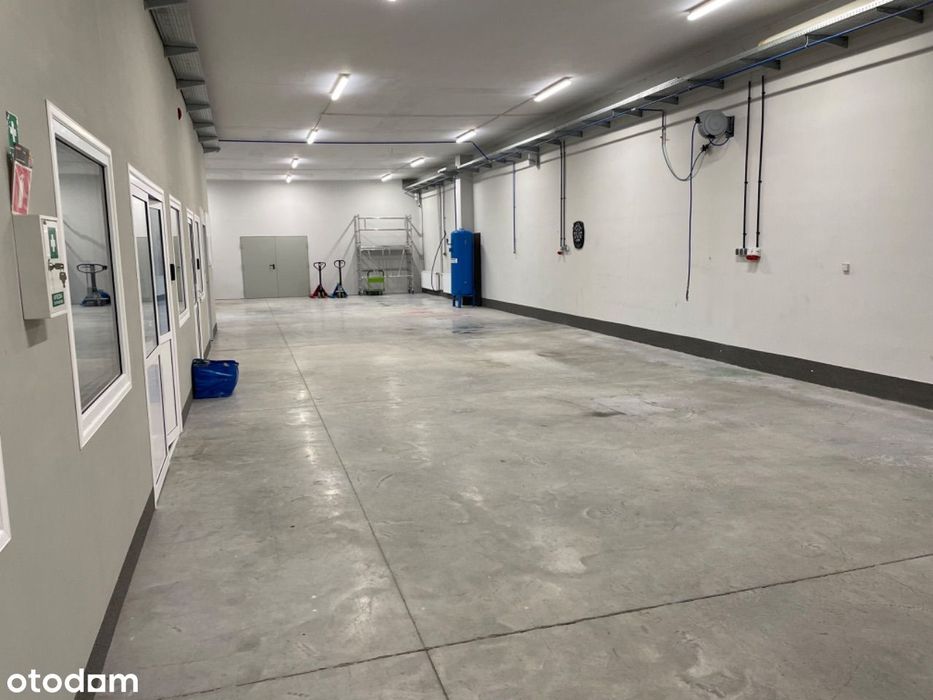 Hala produkcyjno-usługowa 400m2 (biura, socjal)