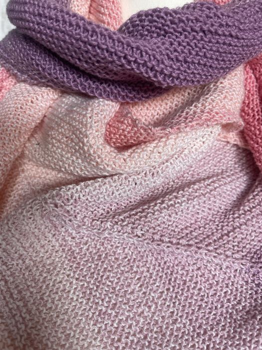 Chusta” Barbi”strzałka robiona na drutach