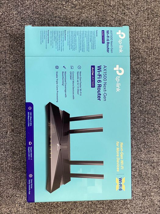 Router tp-link AX1500 NEXT-Gen Wi-Fi6