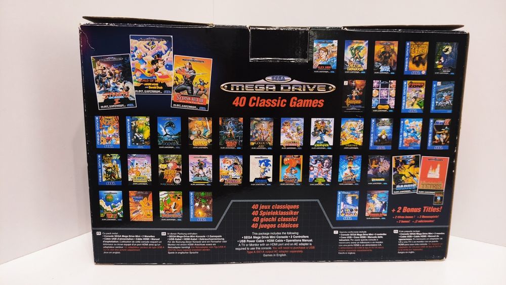 Konsola Sega Mega Drive mini 16bit 40gier