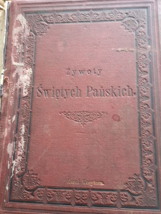 Żywoty świętych księga z 1880