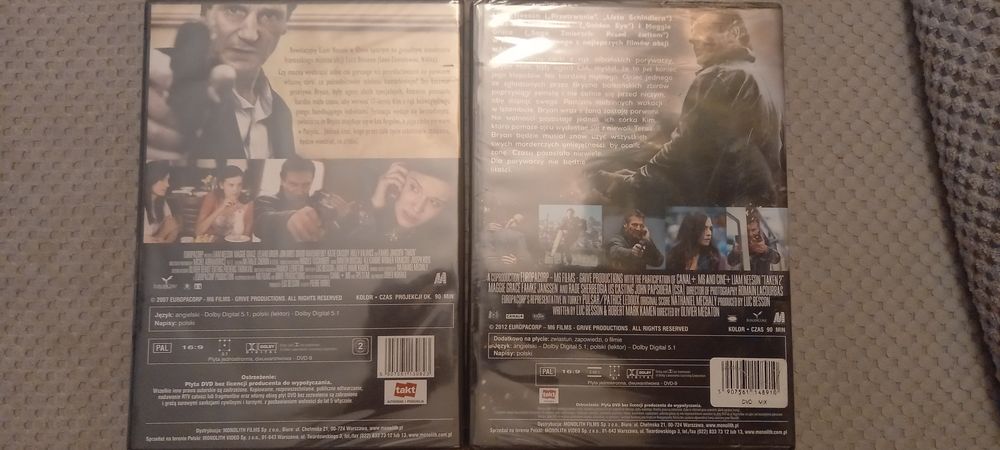Uprowadzona  , uprowadzona 2    dvd