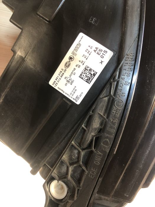 Передня права фул лед фара 1zx012.669-26