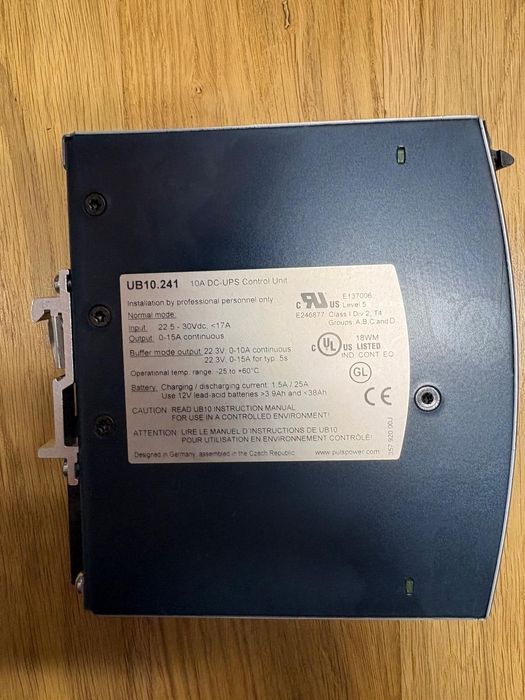 Zasilacz UPS UB10.241 + akumulator AGM 12v 12Ah
