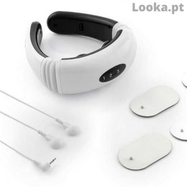 Aparelho de Massagem Eletromagnética para Pescoço e Costas