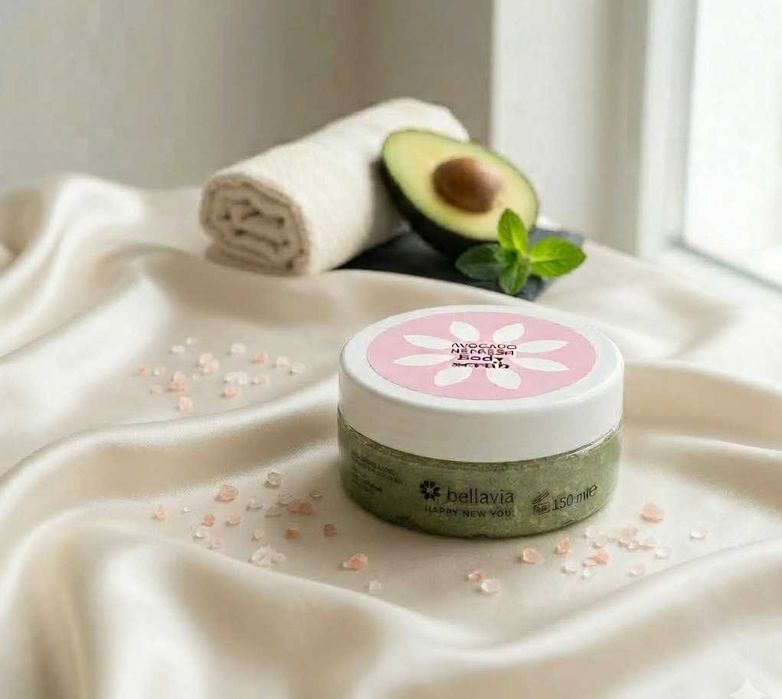 Bellavia Avocado Refresh – Odświeżający Peeling do Ciała 150ml