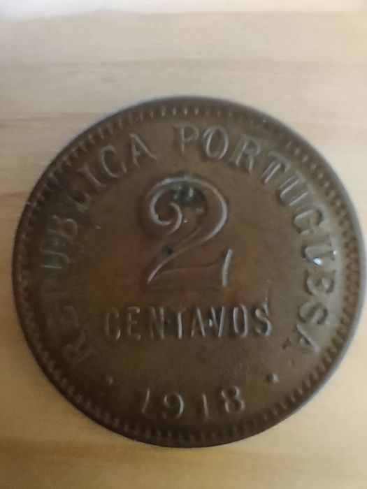 Moeda de 2 centavos 1918