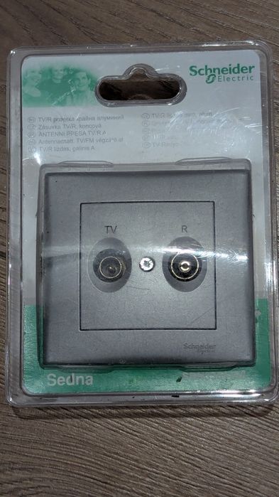 Schneider Sedna gniazdo R/TV
