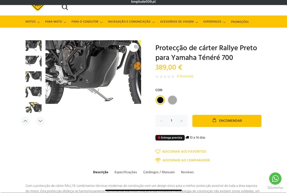 Protecção Carter Touratech