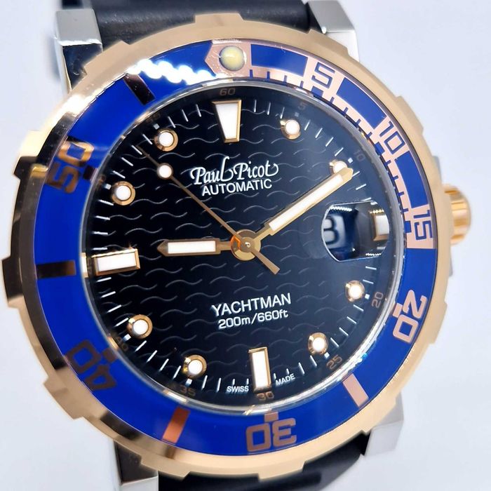 Paul Picot Yachtman III Date P1151.SRG.B.2604