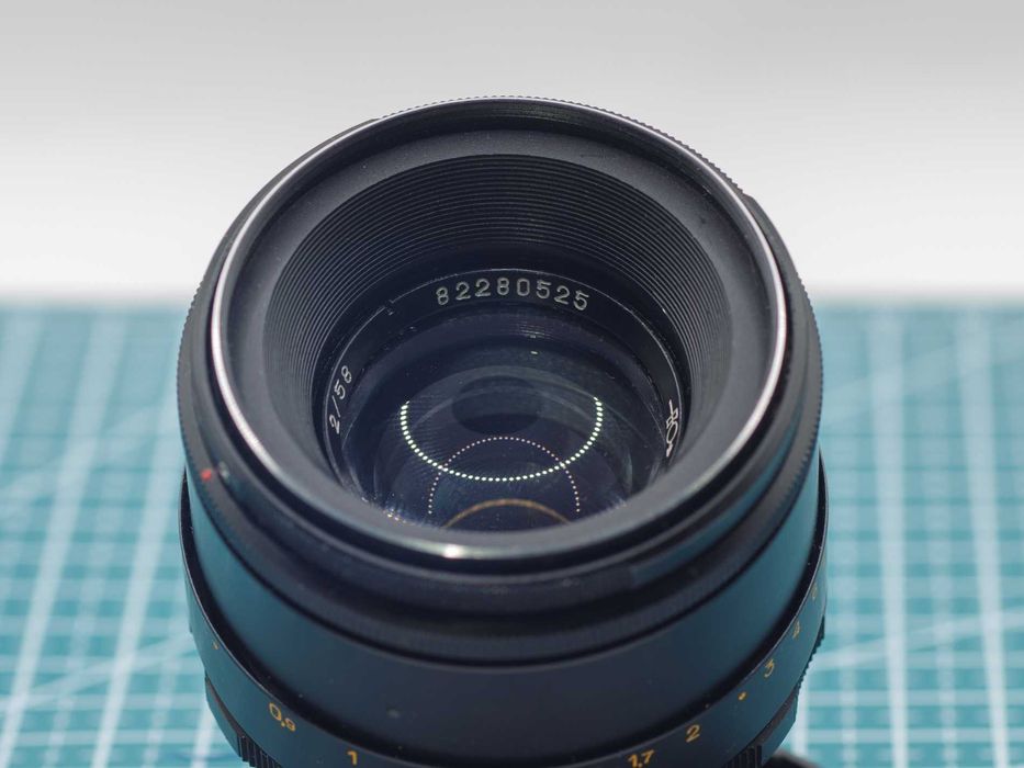 Lente soviética Helios 44-2 58mm f/2 M42