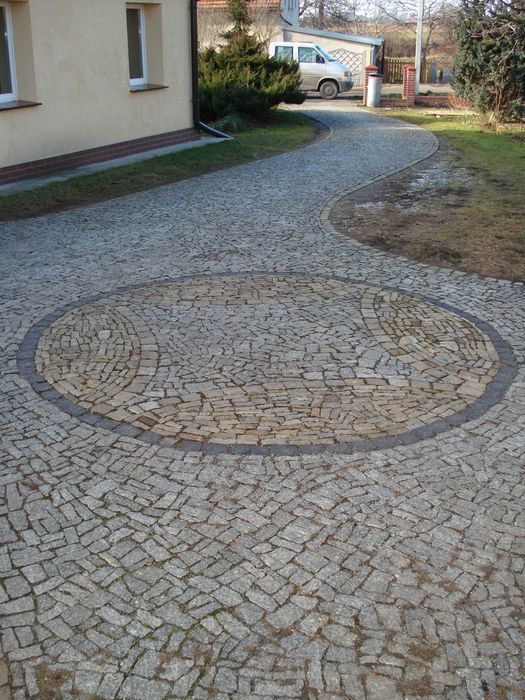 Kamień granitowy gabionowy, łupek granitowy żółto-szary