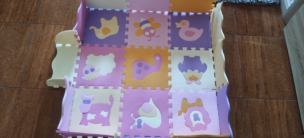Tapete puzzle infantil