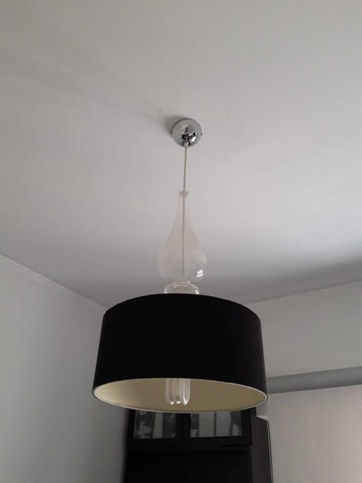 Candeeiro Suspenso com abajur