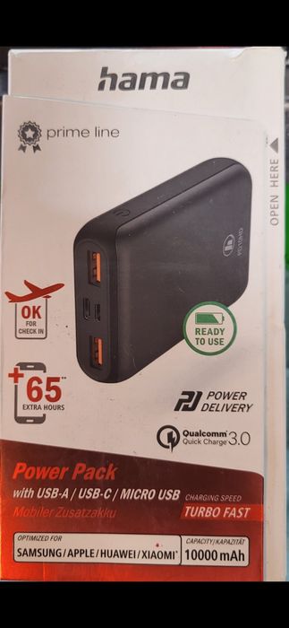 Powerbank HAMA 10000 MAH
